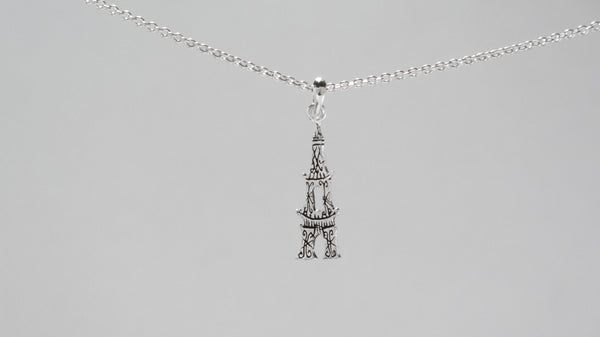 Eiffel tower necklace hot sale sterling silver