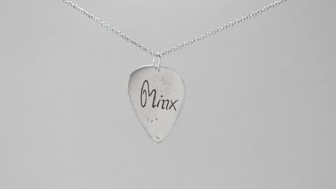 Guitar Pick Necklace