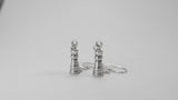 Chess Queen Earring